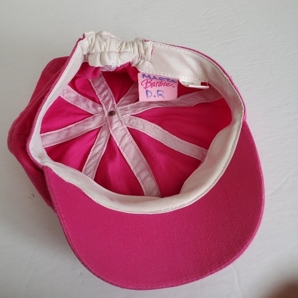 Vintage 90's Pink Barbie Kids Hat - Picture 5 of 7